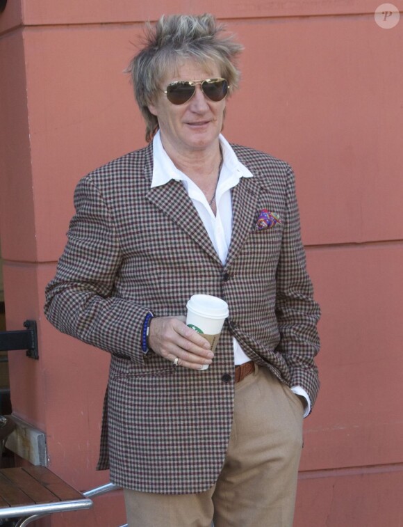 Exclu - Rod Stewart à Beverly Hills, le 19 janvier 2013.