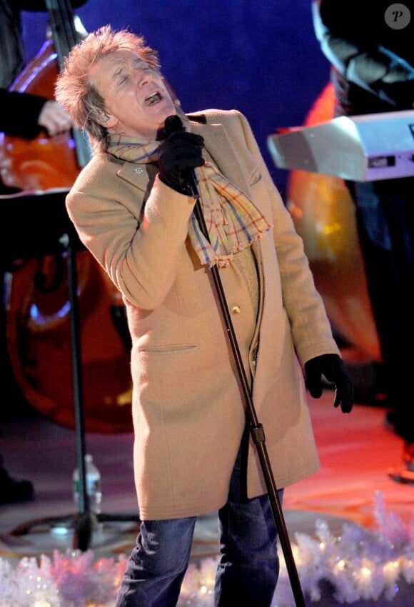 Rod Stewart en concert à New York, le 28 novembre 2012.