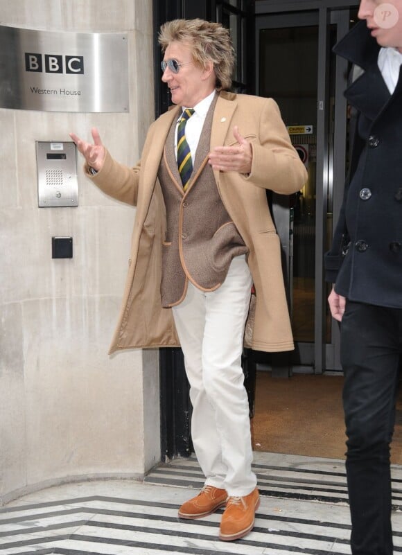 Rod Stewart à Londres, le 21 mars 2013.