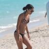 Corinne Bishop, la fille de Jamie Foxx, en vacances avec des amis à Miami, le 20 mars 2013.