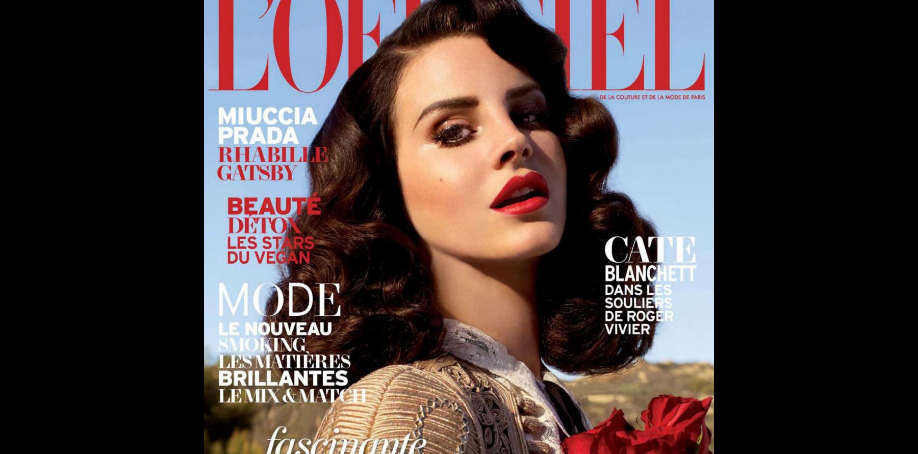 Lana Del Rey : Icône glamour et poétesse, pour L'Officiel Paris