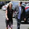Britney Spears et son nouveau petit-ami David Lucado, le vendredi 22 mars 2013, se rendant au centre commercial de Thousand Oaks.