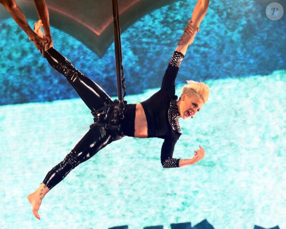 Pink en concert à Madison Square Garden à New York, le 22 mars 2013.