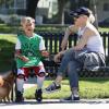 Gwen Stefani et son fils Kingston à Sherman Oaks, le 24 mars 2013.