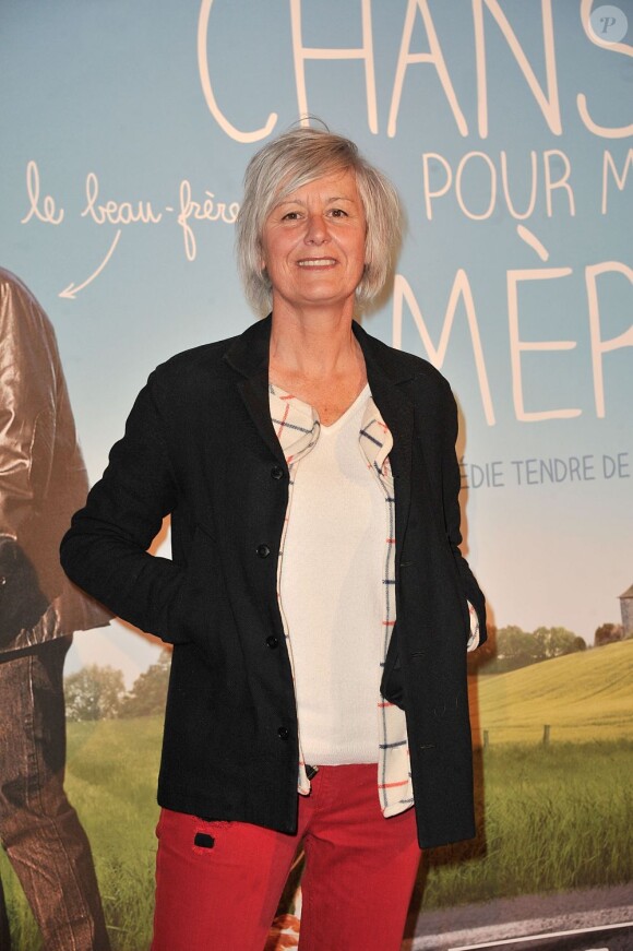 Annie Lemoine lors de l'avant-première du film Une chanson pour ma mère à Paris le 25 mars 2013