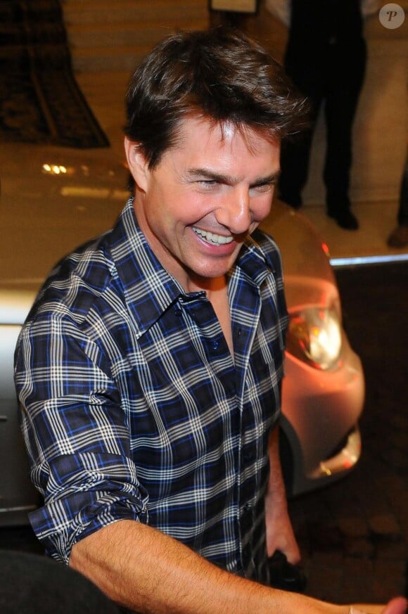 Tom Cruise heureux à Buenos Aires, le 25 mars 2013.