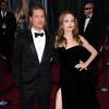 Angelina Jolie et Brad Pitt aux Oscars en février 2012.