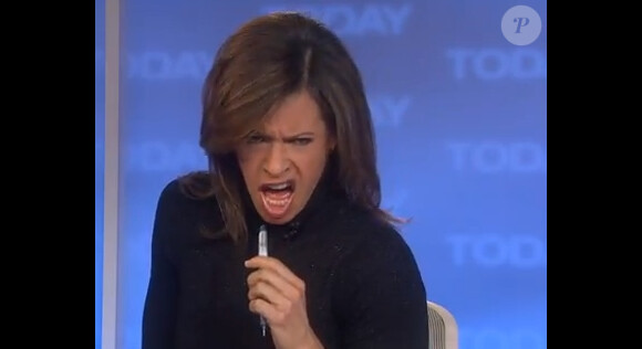 Jenna Wolfe se lâche dans les coulisses de son émission sur NBC. Capture d'écran