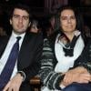 Francoise Bettencourt-Meyers et son fils Nicolas Meyers - Cérémonie pour les Prix L'Oréal-Unesco remis à la Sorbonne à Paris, le 28 mars 2013. 