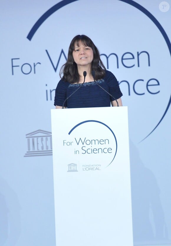 Professeur Deborah S. Jin (USA) - Cérémonie pour les Prix L'Oréal-Unesco remis à la Sorbonne à Paris, le 28 mars 2013. 