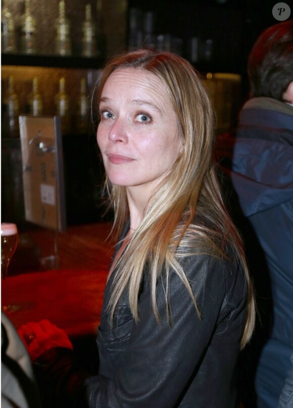 Marie Guillard au Bus Palladium à Paris le 28 mars 2013 lors de la soirée "Ich bin Ein Berliner #3", avec Julie Gayet en programmatrice.