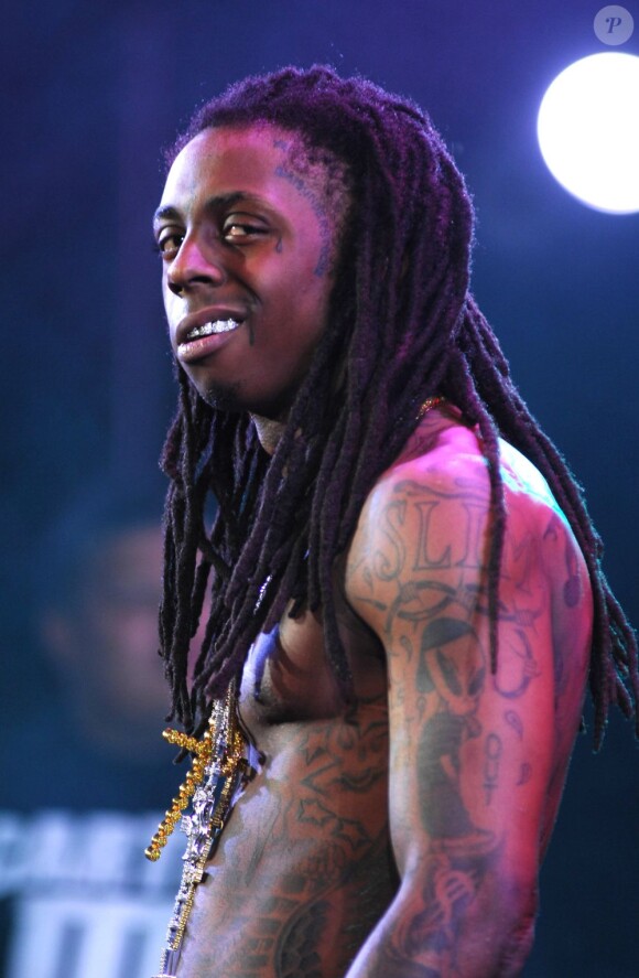 Lil Wayne en concert à East Rutherford en juin 2008.