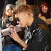 Justin Bieber à la sortie de son hôtel de Vienne en Autriche le 30 mars 2013.