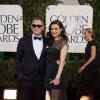Le couple Daniel Craig et Rachel Weisz lors des Golden Globes le 13 janvier 2013