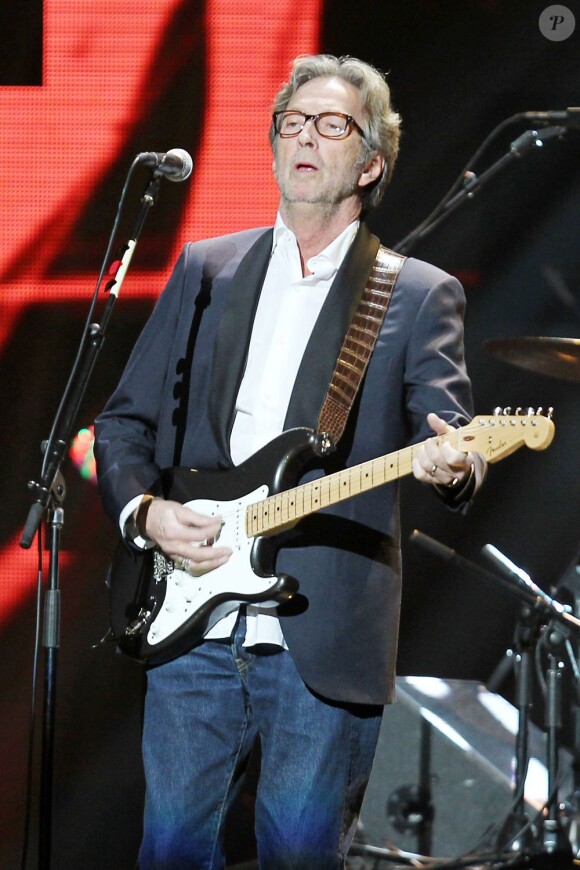 Eric Clapton à New York, le 12 décembre 2012.