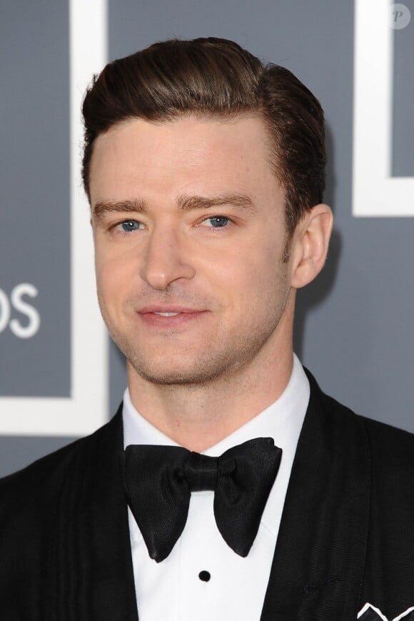 Justin Timberlake lors des Grammy Awards à Los Angeles, le 10 février 2013.