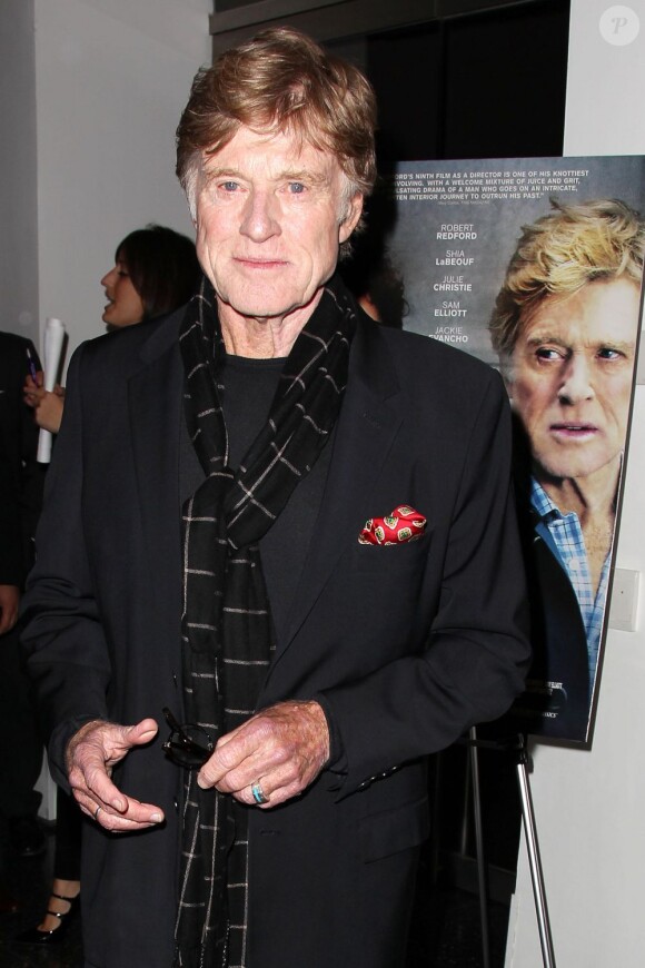Robert Redford lors de l'avant-première du film Sous surveillance à New York le 1er avril 2013