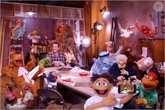 Des images du film "Les Muppets, le retour" avec Jason Segel sorti en 2011.