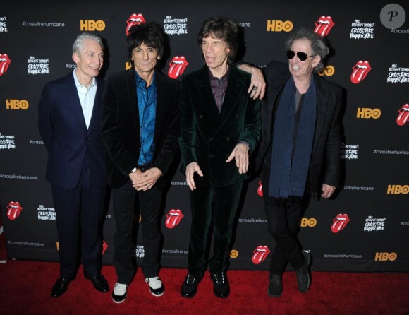 Les Rolling Stones à New York, le 13 novembre 2012.