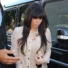 Kim Kardashian dans les rues de Los Angeles, le 4 avril 2013, lors d'une virée au restaurant mexicain en famille.