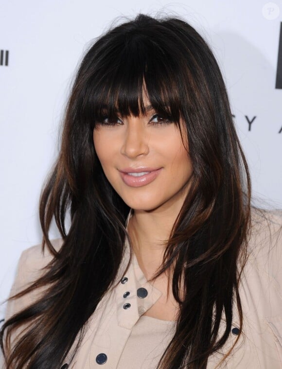 Kim Kardashian à l'ouverture du studio de Tracy Anderson à Los Angeles, le 4 avril 2013.