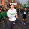 Miss france 2013 Marine Lorphelin au marathon de Paris le dimanche 7 avril 2013 pour courir sous les couleurs de Mécénat Chirurgie Cardiaque