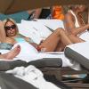 Shauna Sand se détend sur la plage à Miami, le 7 avril 2013.