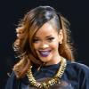 Rihanna en concert au Staples Center pour sa tournée mondiale Diamonds World Tour. Los Angeles, le 8 avril 2013.