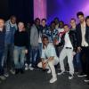 L'équipe de foot de Lille à la soirée caritative Une nuit à Makala, au Zénith de Lille le 8 avril 2013.
