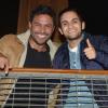 Le producteur Jean Rachid et l'humoriste Malik Bentalah à la soirée caritative Une nuit à Makala, au Zénith de Lille le 8 avril 2013.