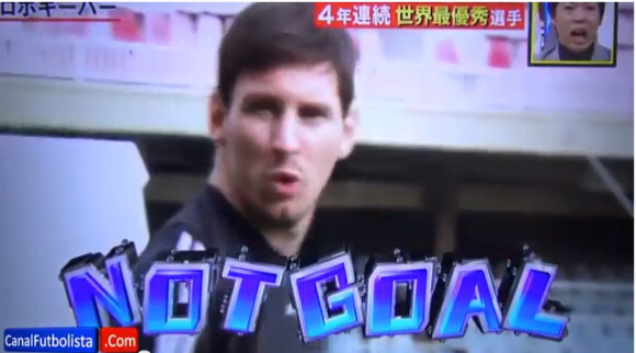 Lionel Messi, opposé à un gardien pas comme les autres pour la télé japonaise
