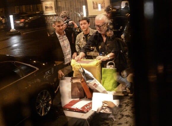 Le Veramente où se déroule l'anniversaire de Jean-Paul Belmondo, à Paris, le 9 avril 2013.