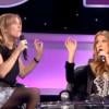 Céline Dion et Véronic DiCaire sur le plateau de l'émission Céline Dion, Le grand show, sur France 2, le 24 novembre 2012.
