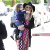 Rachel Zoe et son fils Skyler vont déjeuner au restaurant à West Hollywood, le 10 avril 2013.