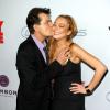 Lindsay Lohan et Charlie Sheen à la première de Scary Movie 5 à Hollywood, le 11 avril 2013.
