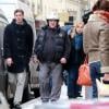 Gérard Depardieu dans les rues de Paris le 11 avril 2013.