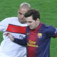 Lionel Messi lors de FC Barcelone-PSG à Barcelone le 10 avril 2013.