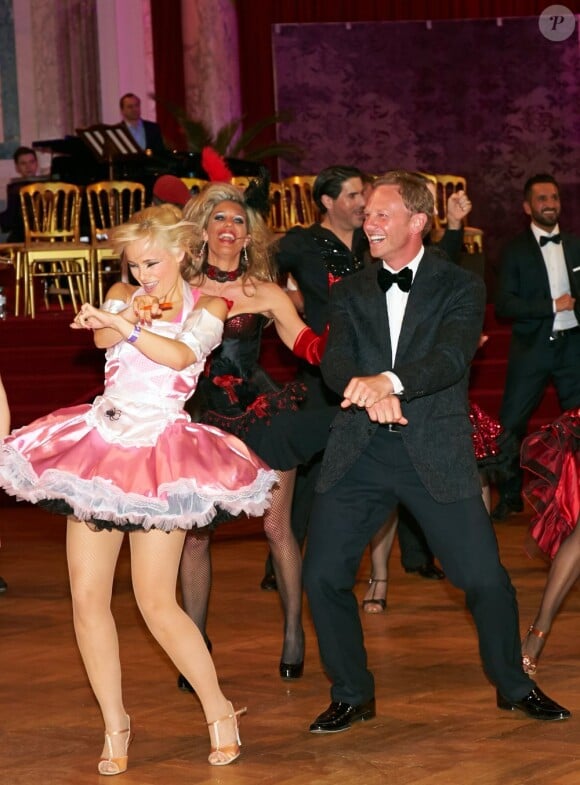 Missy May et l'acteur Ian Ziering à l'événement Charity Dance Event Dancer Against Cancer 2013 à Vienne en Autriche, le 7 avril 2013. Ce gala dansant avait pour but de réunir des fonds pour la lutte contre le cancer.