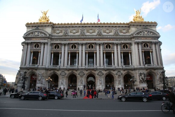 Gala des 300 ans de l'école de danse de l'Opera à Paris le 15 avril 2013.