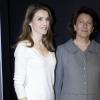 Letizia d'Espagne a participé au lancement de la campagne Mission 60e anniversaire de l'AECC, l'Association espagnole de lutte contre le cancer, dont elle est la présidente d'honneur, le 16 avril 2013 à Madrid.