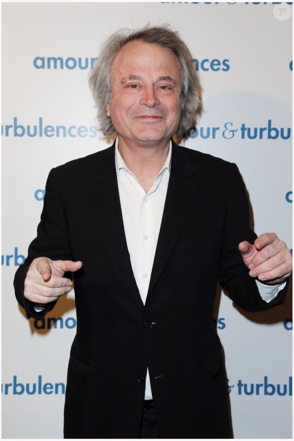 Franz-Olivier Giesbert lors de l'avant-première du film Amour et Turbulences au Publicis à Paris, le 18 mars 2013
