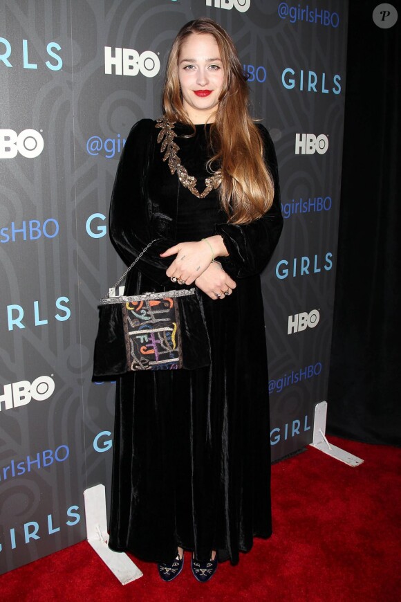 Jemima Kirke à la soirée de lancement de la 2e saison de Girls par la chaîne HBO, à New York, le 9 janvier 2013.