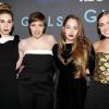 Zosia Mamet, Lena Dunham, Jemima Kirke et Allison Williams à la soirée de lancement de la 2e saison de Girls par la chaîne HBO, à New York, le 9 janvier 2013.