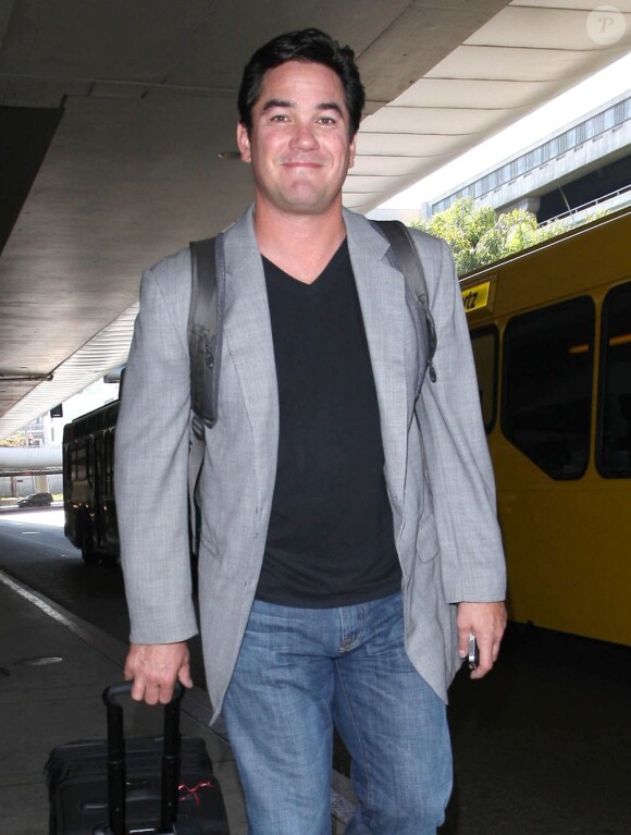 Exclu - Dean Cain à l'aéroport LAX de Los Angeles, le 14 août 2012.