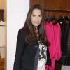 Elisa Tovati aux 10 ans du sac 24 heures de Gerard Darel à la boutique St Germain à Paris le 18 avril 2013