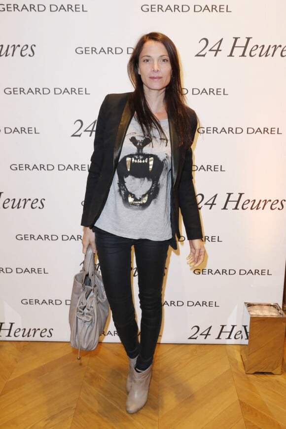 Laetitia Fourcade aux 10 ans du sac 24 heures de Gerard Darel à la boutique St Germain à Paris le 18 avril 2013