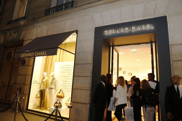 Soirée pour les 10 ans du sac 24 heures de Gerard Darel à la boutique St Germain à Paris le 18 avril 2013
