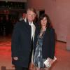 Lionel Chamoulaud et sa femme. Soirée lors du Rolex Masters de Monte-Carlo, le 19 avril 2013