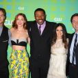 Wilson Bethel, Jaime King, Cress Williams, Rachel Bilson et Scott Porter, le cast de la série  Hart of Dixie  à New York, le 17 mai 2012.