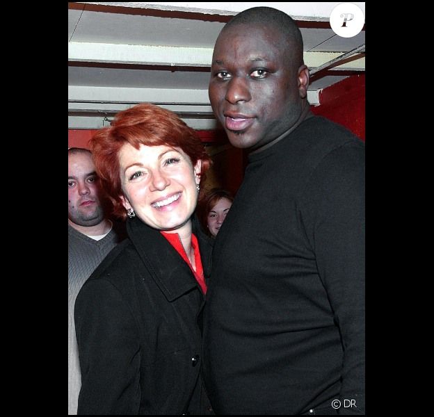 Mouss Diouf et Véronique Genest en 2003 à Paris.